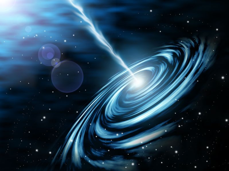 5955628 – blue galaxy with star dust
